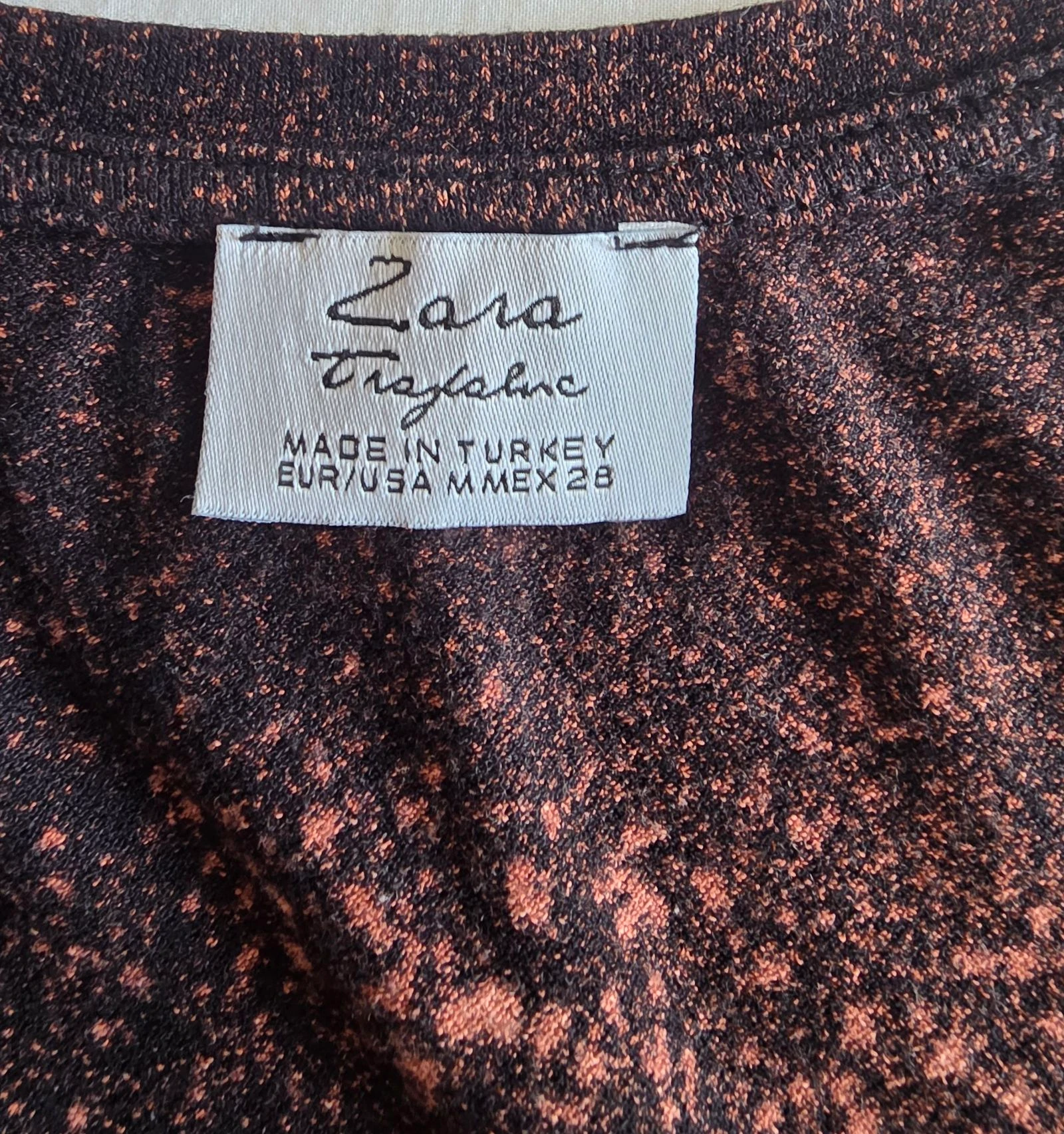 Vestido negro medio lavado efecto blanqueado M 38 Zara Trafaluc – photo 5